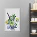 Latitude Run® 'Lime Mojito' Framed Watercolor Painting Print Paper in Green/White/Yellow | 18 H x 12 W x 1.5 D in | Wayfair LATT8716 38840721