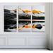 Loon Peak® 'Sunrise at Upper Lake Gerlos' Photographic Print Multi-Piece Image on Wrapped Canvas Metal in Black/Orange | Wayfair LOPK5691 42557560