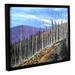 Loon Peak® First Sight Framed Painting Print on Wrapped Canvas in Blue/Brown/Green | 14 H x 18 W x 2 D in | Wayfair LOON8850 33605286
