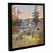 Loon Peak® Pastoral IX Framed Painting Print on Canvas in Blue/Green | 10 H x 10 W x 2 D in | Wayfair LOON8611 33507650