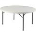 Lorell Circular Banquet Table w/ Folding Legs Plastic/Resin | 29.25 H x 48 W x 49 D in | Wayfair 60327