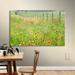 Latitude Run® Flowers & Fences Photographic Print on Wrapped Canvas in Green | 12 H x 18 W x 2 D in | Wayfair LTRN7497 30808717