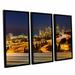 Latitude Run® Highway to Seattle 2 by Cody York - 3 Piece Photograph Print Set on Canvas in White/Brown | 36 H x 54 W x 2 D in | Wayfair