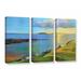 Latitude Run® Kettle Cove Boats 2 3 Piece Painting Print on Wrapped Canvas Set Canvas in White/Brown | 36 H x 54 W x 2 D in | Wayfair