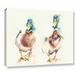 Latitude Run® Reservoir Ducks Painting Print on Wrapped Canvas Metal in Blue/Brown/Green | 24 H x 32 W x 2 D in | Wayfair LTRN6494 30805417