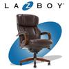 La-Z-Boy Fairmont Big & Tall ComfortCore Traditions Executive Office Chair Upholstered, Leather in Brown/Red | 46.25 H x 27.8 W x 33 D in | Wayfair