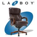 La-Z-Boy Fairmont Big & Tall ComfortCore Traditions Executive Office Chair Upholstered, Leather in Brown/Red | 46.25 H x 27.8 W x 33 D in | Wayfair