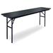 McCourt Manufacturing Rectangular Folding Table Metal in Black | 30 H x 72 W x 18 D in | Wayfair 71000LB