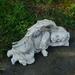 Northlight Seasonal 9.75" Heavenly Sleeping Cherub Angel Outdoor Garden Statue Resin/Plastic in Gray | 4.5 H x 9.75 W x 5 D in | Wayfair 32588796