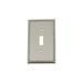 Nostalgic Warehouse Egg & Dart 1-Gang Toggle Light Switch Wall Plate in Gray | 4.88 H x 3.13 W x 0.38 D in | Wayfair 720046