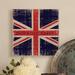 Northlight Seasonal 14.5" Downton Abbey British Union Jack Natural Beige Decorative Hanging Wall Art in Blue/Red | 14.5 H x 14.5 W x 1 D in | Wayfair