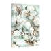 One Allium Way® 'Cotton Bolls: Family' Watercolor Painting Print on Wrapped Canvas in Green/White | 42 H x 28 W x 1.5 D in | Wayfair