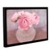 Ophelia & Co. Shabby Elegance Flower Still Life Framed Graphic Art on Wrapped Canvas Metal in Pink | 32 H x 48 W x 2 D in | Wayfair