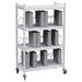 Omnimed Standard 30 Cap Vertical Chart File Cart Metal in Gray | 55.13 H x 34.5 W x 17 D in | Wayfair 260003-LG