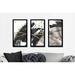 Orren Ellis Gilded Arcs II - 3 Piece Picture Frame Multi-Piece Image Print Plastic/Acrylic in Black/Gray | 25.5 H x 40.5 W x 1 D in | Wayfair