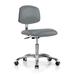 Perch Chairs & Stools Task Chair Aluminum/Upholstered in Gray | 28.25 H x 24 W x 24 D in | Wayfair CRV1-BCIF