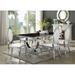 Willa Arlo™ Interiors Westhampton Dining Table Metal in Gray/Black | 30 H x 94.5 W x 42 D in | Wayfair 7F51AF59E2D7472A94E30E213C59D0D4