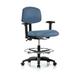 Perch Chairs & Stools Drafting Chair Upholstered in Blue | 35.5 H x 24 W x 24 D in | Wayfair MLTK3-BNEF