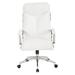 Office Star Products Executive Chair Upholstered, Leather in Gray | 44.75 H x 24.25 W x 26.25 D in | Wayfair FL90071C-U11