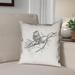 Red Barrel Studio® Venezia Vintage Bird Outdoor Throw Pillow Polyester | 16 H x 16 W in | Wayfair BC20DA12B08D4EEFBEF996D31FBF503C