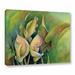 Red Barrel Studio® Green Calla Lilies Painting Print on Wrapped Canvas Canvas, Cotton | 14 H x 18 W x 2 D in | Wayfair RDBS4551 30810630