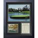 Red Barrel Studio® 'TPC Sawgrass Hole #17' Framed Memorabilia Paper in Black/Blue/Green | 15.5 H x 12.5 W x 1 D in | Wayfair RDBT6616 42836331