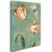 Trademark Fine Art 'Tulips Ablaze I' by Color Bakery Graphic Art on Wrapped Canvas in White/Black | 47 H x 35 W x 2 D in | Wayfair ALI4880-C3547GG