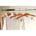 Rebrilliant Wood Standard Hanger for Dress/Shirt/Sweater Wood in Brown | 6.5 H x 17 W in | Wayfair REBR3517 41078035