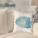 Rosecliff Heights Colgate Watercolor Fish Outdoor Throw Pillow Polyester/Polyfill blend | 20 H x 20 W in | Wayfair ROHE3008 40673095