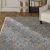 Blue 72 x 0.63 in Indoor Area Rug - Rosdorf Park Marys Rustic Handmade Tufted Wool Area Rug Wool | 72 W x 0.63 D in | Wayfair ROSP5412 43021478