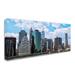 Trademark Fine Art 'Lower Manhattan' by CATeyes Photographic Print on Wrapped Canvas in White | 24 H x 47 W x 2 D in | Wayfair MZ0395-C2447GG