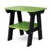 Wildridge Heritage Two-Tier End Outdoor Table Plastic in Green/Black | 22 H x 23.5 W x 17.5 D in | Wayfair LCC-120-Lime Green/Black