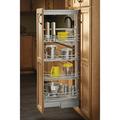 Rev-A-Shelf Adjustable Pantry System for Tall Pantry Cabinets Steel in Gray | 71 H x 10 W x 21.6875 D in | Wayfair 5758-10-CR-1