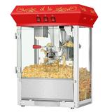 Superior Popcorn Company 8 Oz. Movie Night Tabletop Popcorn Popper Machine, Stainless Steel in Red | 24.75 H x 17.5 W x 20.5 D in | Wayfair M030813