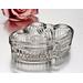 Godinger Silver Art Co Crystal Double Heart Accessory Box Crystal | 1.6 H x 4.5 W x 3.3 D in | Wayfair 43858