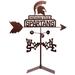 SWEN Products Ari NCAA Weathervane Metal/Steel in Brown/Gray | 25.5 H x 14 W x 4 D in | Wayfair 1838-Roof