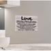 Stupell Industries Love Plank-Look Textual Art Wall Plaque Wood in Black/Brown/Gray | 10 H x 15 W x 0.5 D in | Wayfair mwp-172_wd_10x15