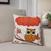 The Holiday Aisle® Friendly Fall Reminder Throw Pillow Polyester/Polyfill blend | 16 H x 16 W x 1.5 D in | Wayfair THDA5462 42770948