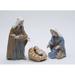 The Holiday Aisle® 3 Piece Mini Holy Family Set Porcelain | 4.13 H x 2.13 W x 1.63 D in | Wayfair THDA1818 41615474