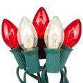 The Holiday Aisle® Commercial Christmas 50 Light String Lighting in Green/Red/White | 600 W in | Wayfair THLA8717 41040930