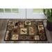 White 24 x 0.43 in Area Rug - Threadbind Southwestern Brown/Beige Area Rug Polypropylene | 24 W x 0.43 D in | Wayfair