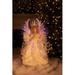 The Holiday Aisle® 13" Fiber Optic Angel Tree Topper in White | 13 H x 9 W x 6 D in | Wayfair THDA3080 42233668