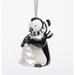 The Holiday Aisle® Penguin Holding a Tree Hanging Figurine Ceramic/Porcelain in Black/White | 3.5 H x 1.75 W x 2 D in | Wayfair THDA1808 41615446