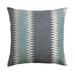 The Pillow Collection Yamilet Stripe Throw Pillow Cover in Gray | 18 H x 18 W x 5 D in | Wayfair P18FLAT-BAR-M9580-GLACIER-P52R48