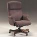 Triune Business Furniture Ergonomic Executive Chair Upholstered in Gray/Brown | 47 H x 27 W x 29 D in | Wayfair
