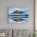 East Urban Home 'Morning Light on Mt Kidd as Seen From Wedge Pond' Photographic Print on Canvas in Blue | 28 H x 35 W x 1.5 D in | Wayfair