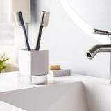 Wrought Studio™ Hubbardston Toothbrush Holder Metal in Gray | 1.75 H x 2.75 W x 3.38 D in | Wayfair 727C3B4C6919437F93CBD7A730EE4B8D