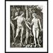 Global Gallery Adam & Eve by Albrecht Durer Framed Painting Print Paper in Green | 37.5 H x 30.9 W x 1.5 D in | Wayfair DPF-372768-30-266