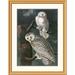 Global Gallery Snowy Owl by John James Audubon Framed Painting Print Metal in Green | 40 H x 31.3 W x 1.5 D in | Wayfair DPF-197703-30-102