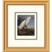 Global Gallery Snowy Heron or White Egret by John James Audubon Framed Painting Print Paper | 20 H x 18 W x 1.5 D in | Wayfair DPF-132798-0810-102